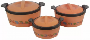 Milton Fionna Jr Set - Pack of 3 Thermoware Casserole Set