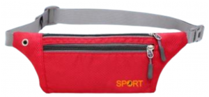 Generic H1540 - Red, Hand Bag with Adjustable Belt