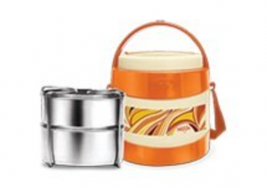 Milton Relish 2 - 2 Container, Orange Lunch Box