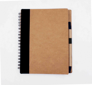 Generic H815 - Brown, Eco Friendly Notebook With Ball Pen