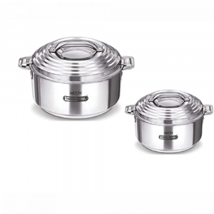 Milton Galaxia - Set of 2 Pcs Stainless Steel Casserole