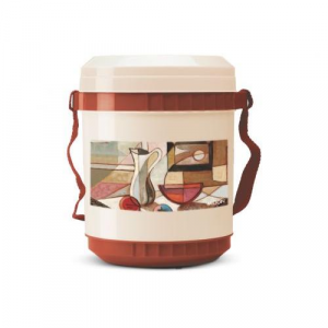 Milton Mariner Jr 2 - 2 Container, Brown Double Walled Insulated Tiffin Tower