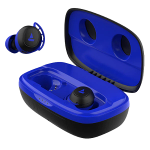 Boat Airdopes 441 Pro - Blue TWS Earbuds With Case