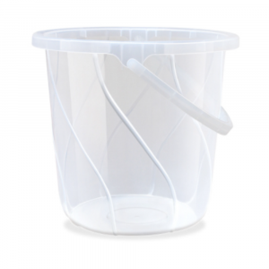 Milton Orbit Transperent - 18 Liters, White Plastic Bucket