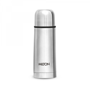 Milton -1000 ml, Silver Thermosteel Water Bottle with Plain Lid