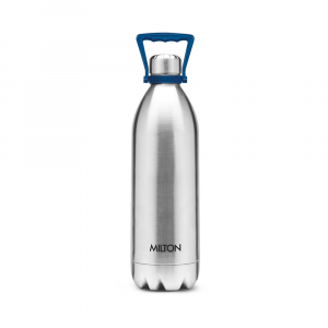 Milton Duo with Handle -1.75 Liters, Silver Thermosteel Water Bottle