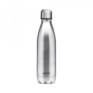 Milton Shine - 1000 ml, Silver Stainless Steel Water Bottle