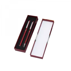 Generic H250 - Red, 2 in 1 Metal Pen Gift Set