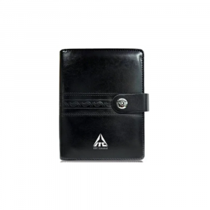 Generic H1073 - Black, Leather Small Notebook Diary