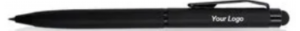 Generic H240 - Black, 2 In 1 Metal Ball Pen