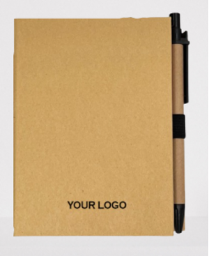 Generic H805 - Brown, Eco friendly Note Pad with Ball Pen