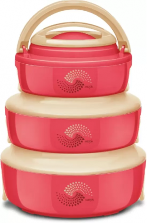 Milton Venture Jr - 3 Pc Set Pink Thermoware Casserole