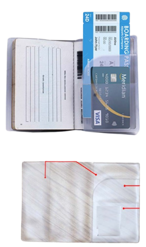 Generic H2505 - White, Water Proof Passport Cover